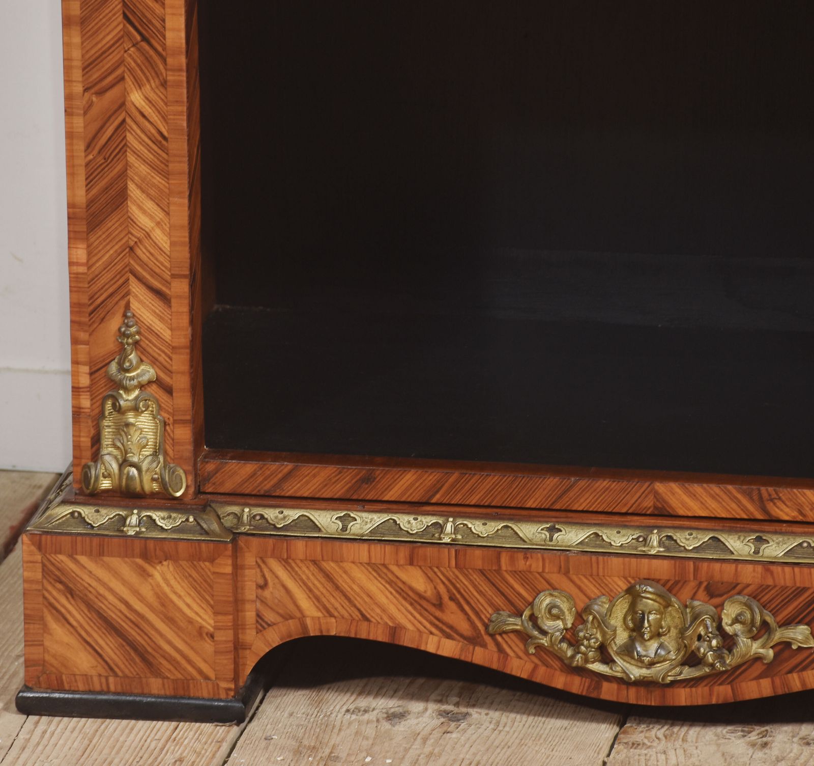 Pair Of Exceptional Kingwood And Tulipwood Open Bookcases photo vintage