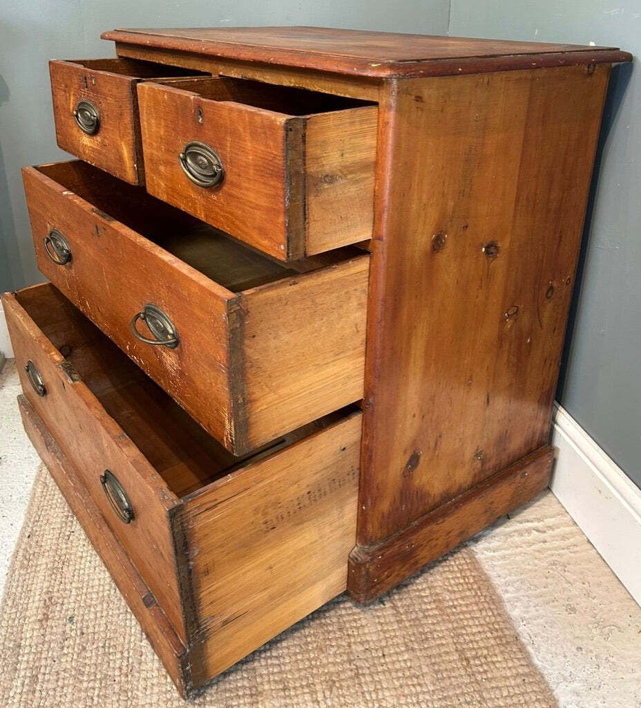 Antique Pine Chest Of Drawers photo Furniture