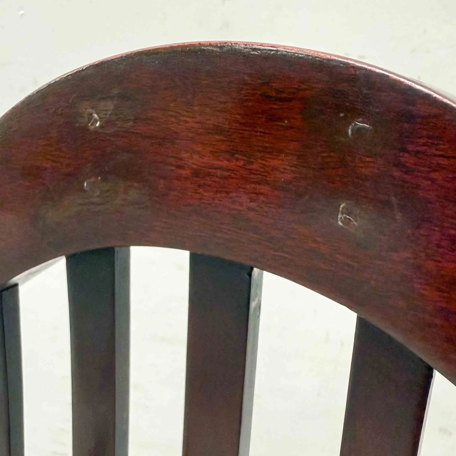 Furniture Antique Mahogany Elbow Chair With William Morris 'Wilhelmina' Seat photo