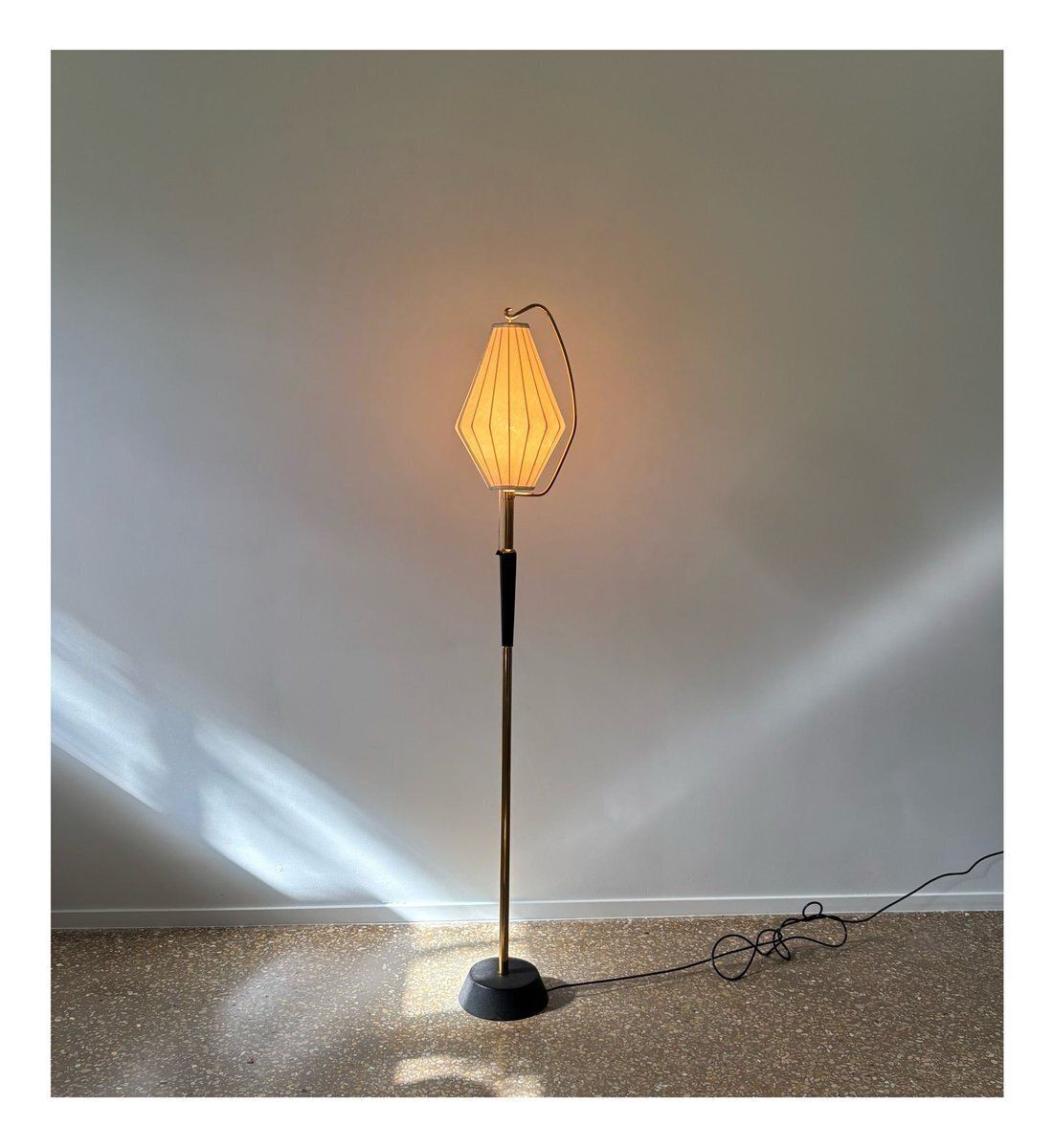 Mid Century Modern Floor Lamp By Hans Bergström, Sweden, 1950s