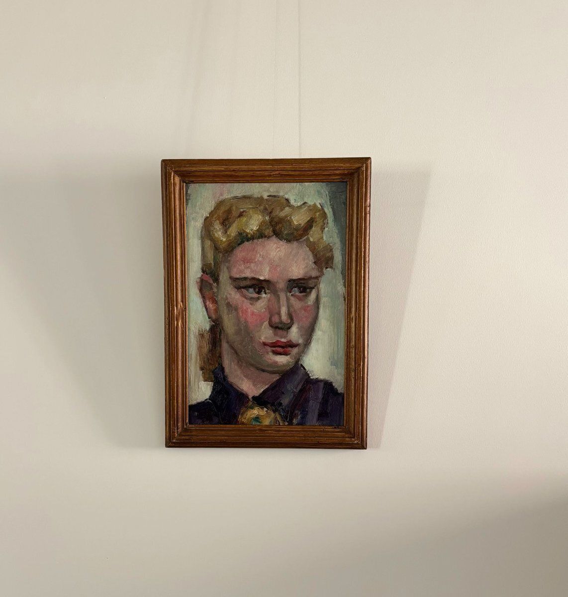 Rien Goené, Portrait, 1960s, Oil On Canvas, Framed photo for sale