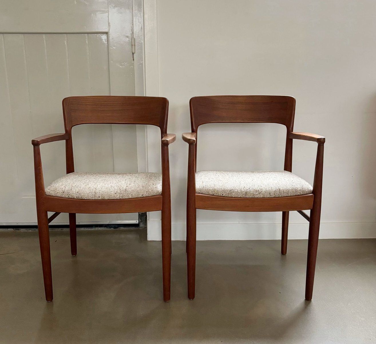 Armchairs By Henning Kjaernulf For Ks Mobler, Denmark, 1960s, Set Of 2 photo furniture