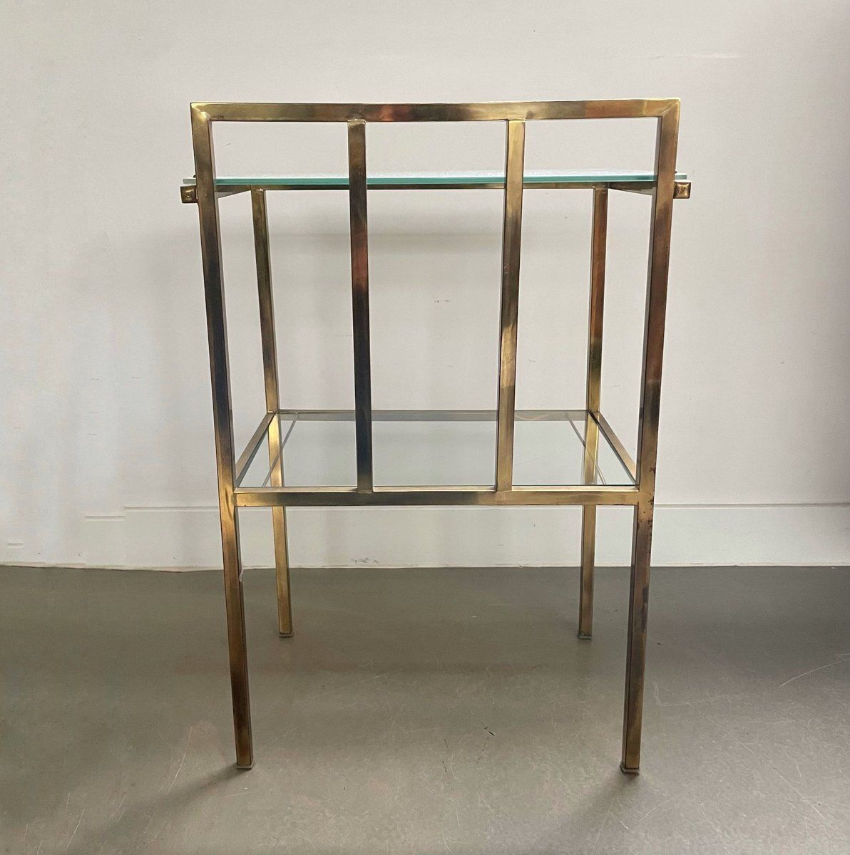 Mid Century Side Tables Attributed To Marc Duplantier, France, 1960s, Set Of 2 photo vintage