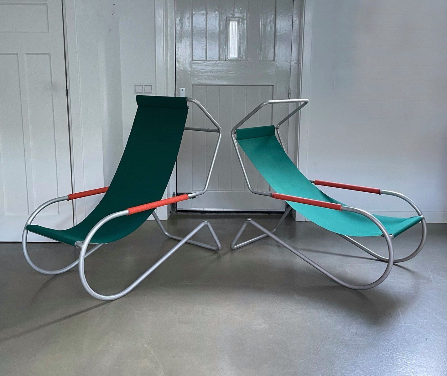 Mid Century Lido Sun Lounge Chairs By Battista And Gino Giudici, Italy, 1950s, Set Of 4 photo Furniture