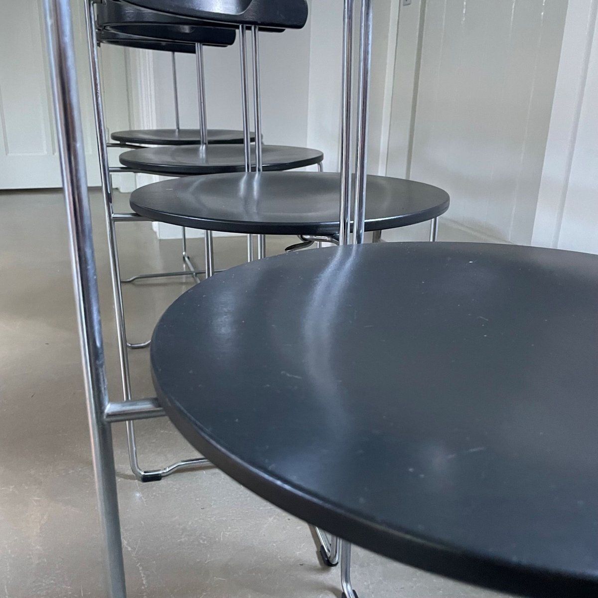 Foldable Chairs Soley By Valdimar Harðarson For Kusch & Co, 1980s, Set Of 4 photo vinterior