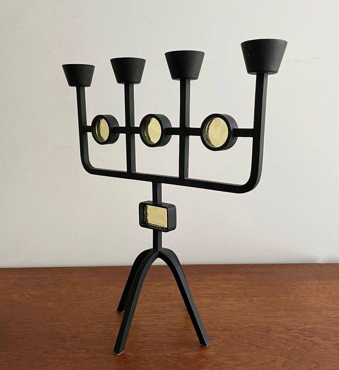 Swedish Candleholder By Erik Höglund And Gunnar Ander, 1960s