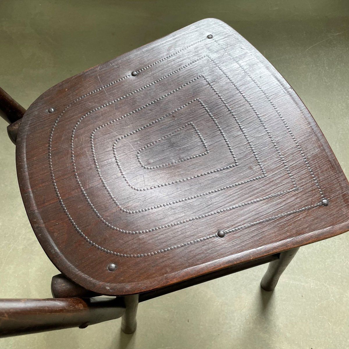 Wooden Bistro Chair From Jacob & Josef Kohn, 1930s photo for sale