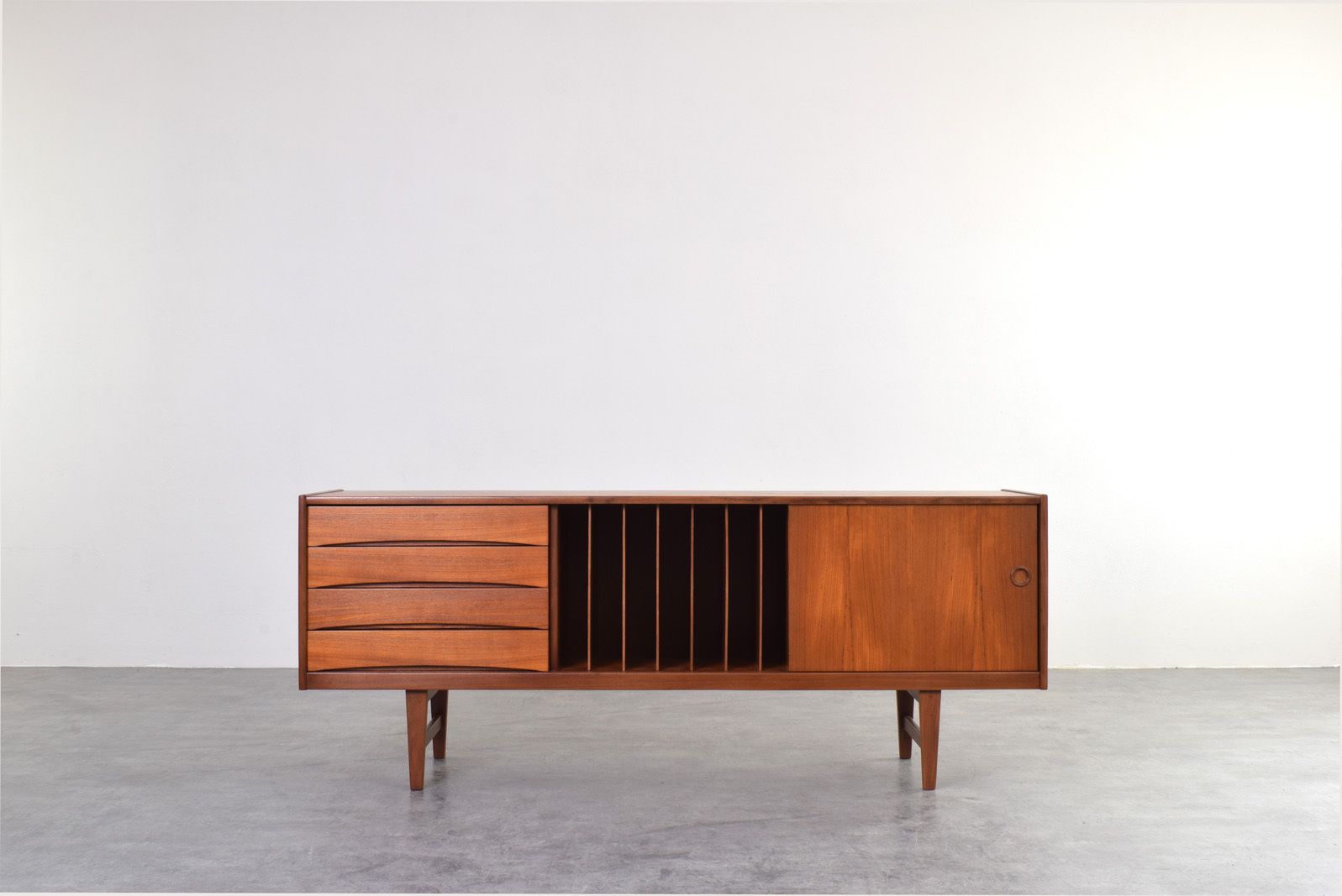 Mid Century Teak Hi Fi Sideboard Ulvö By Erik Wørts For Ikea