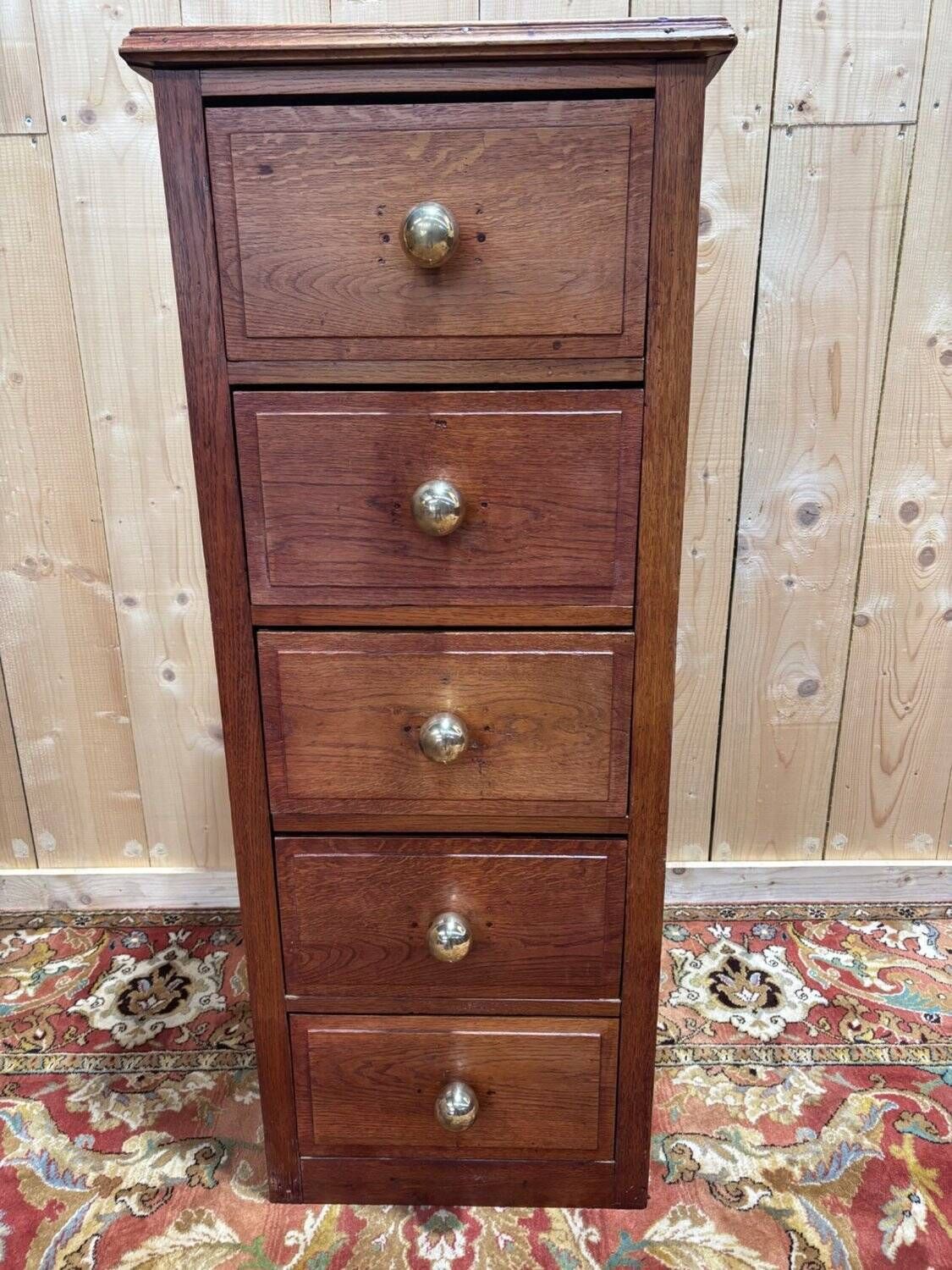 Antique Oak Chest Of Drawers   Late 19th/Early 20th Century. photo for sale