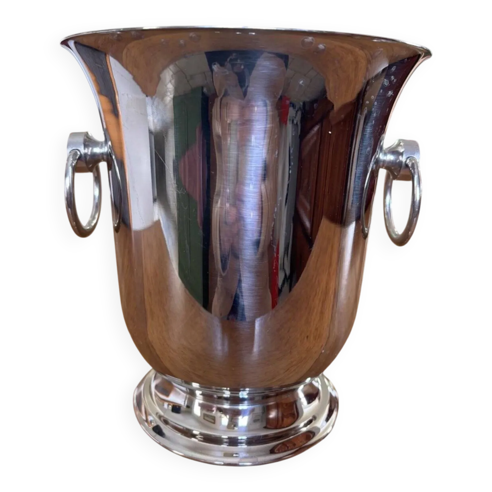 Champagne Bucket Guy Degrenne – Stainless Steel & Gold Plated Brass