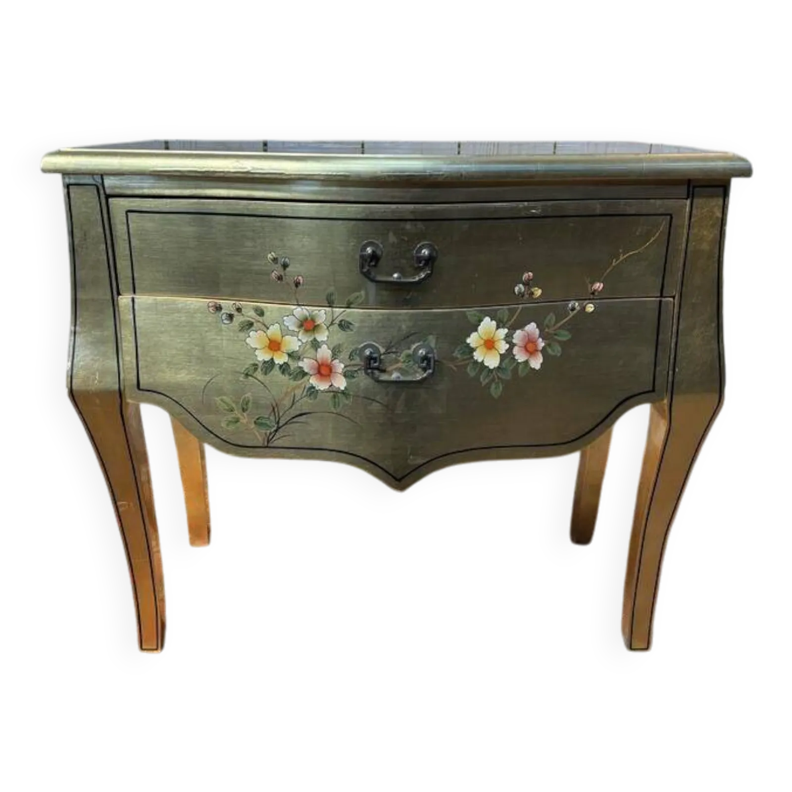Chest Of Drawers In Gilded Wood