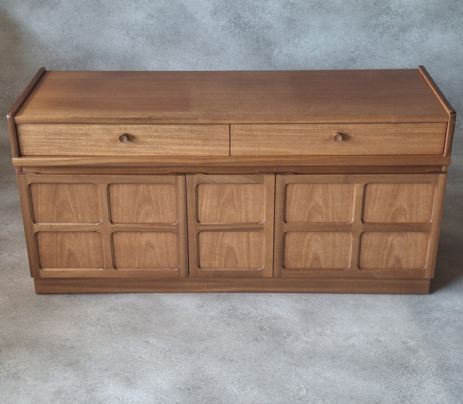 Nathan Furniture Teak Sideboard Record Cabinet / Media Cupboard photo buy