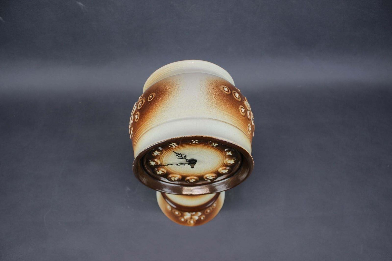 Ditmar Urbach Ceramic Table Clock, Czechoslovakia, Circa 1970s photo buy