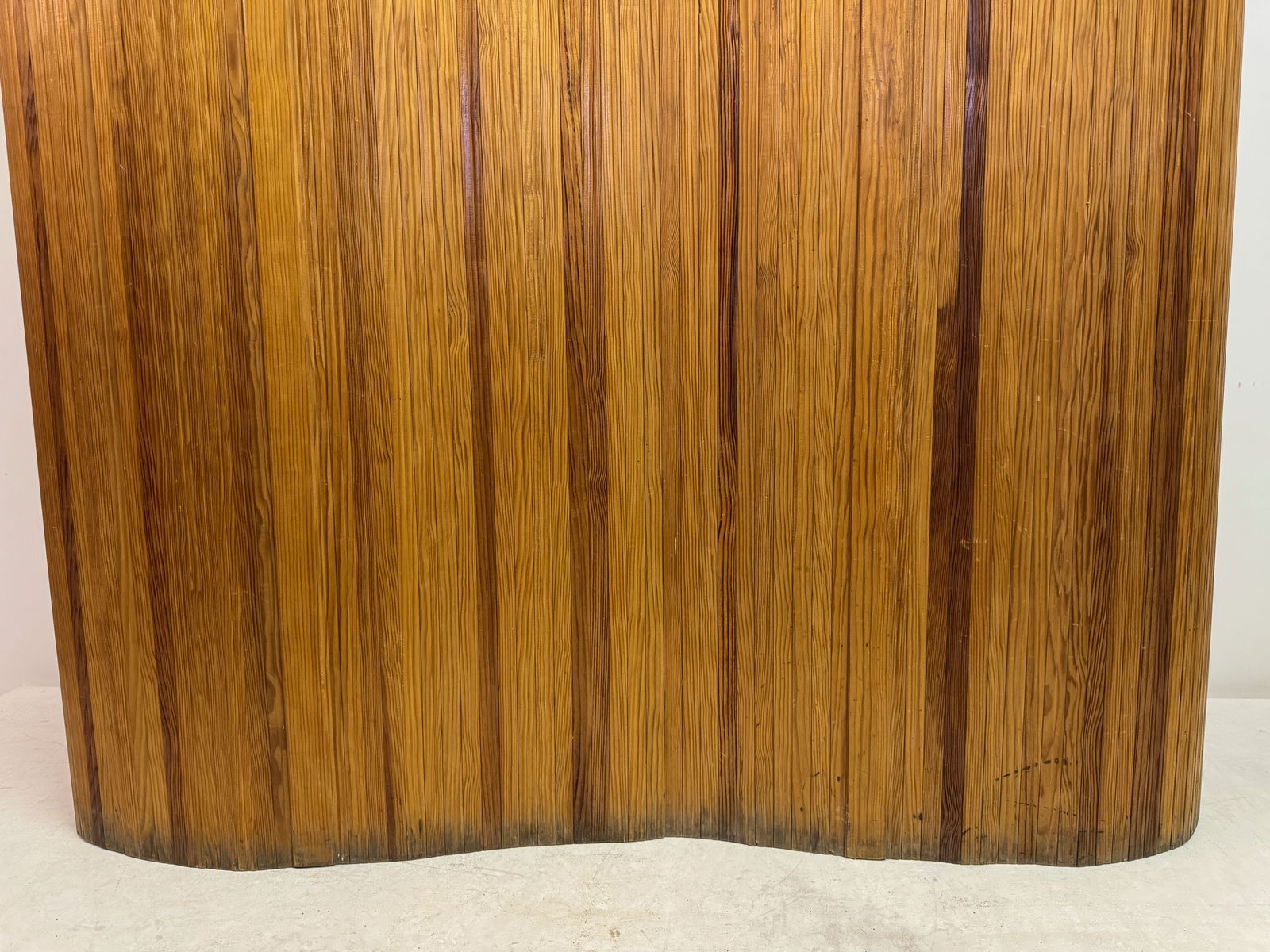 photo vintage French Art Deco Pine Screen Attributed To Baumann Fils Et Cie, Melun Paris