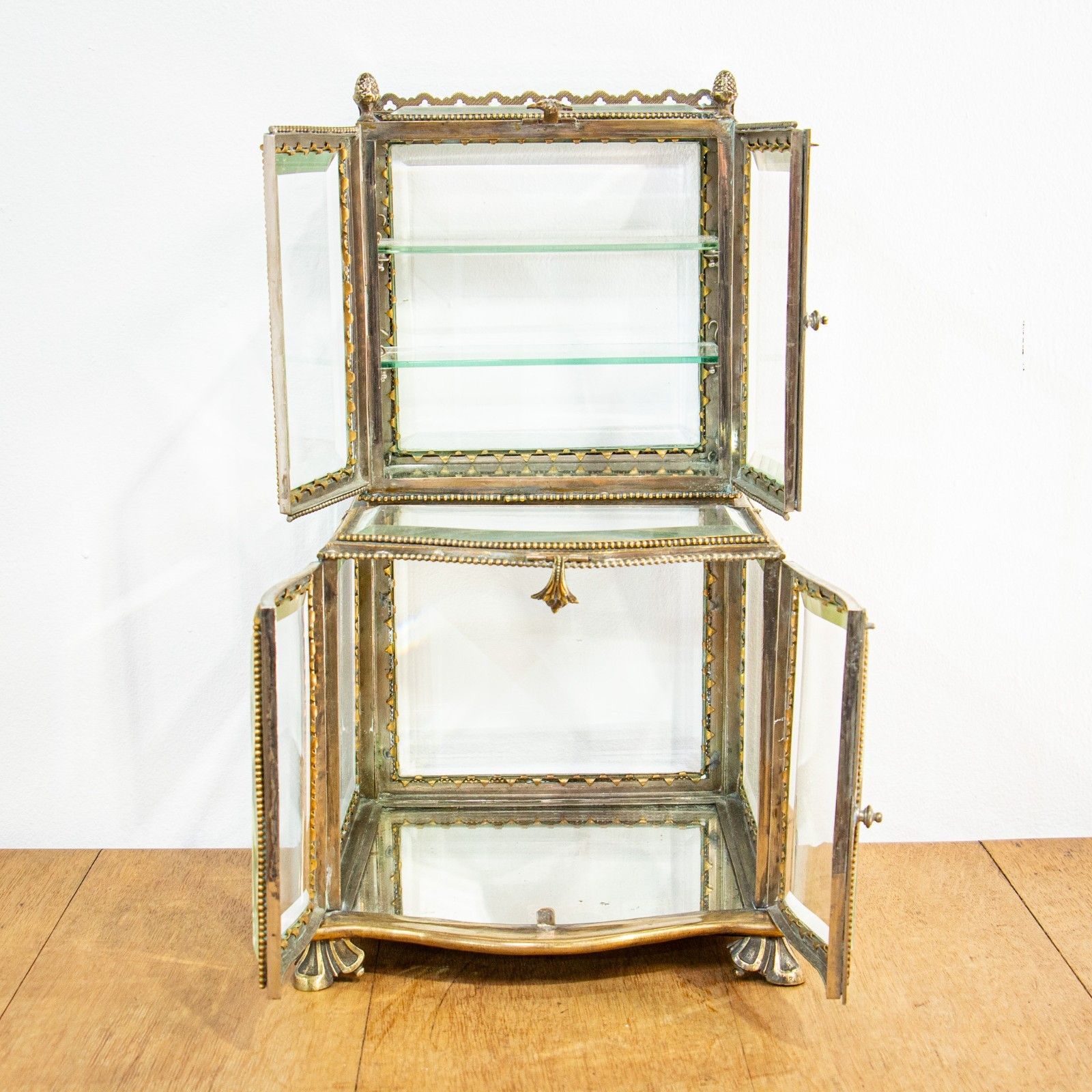 Fine Quality French 19th Century Glass Showcase Casket photo furniture