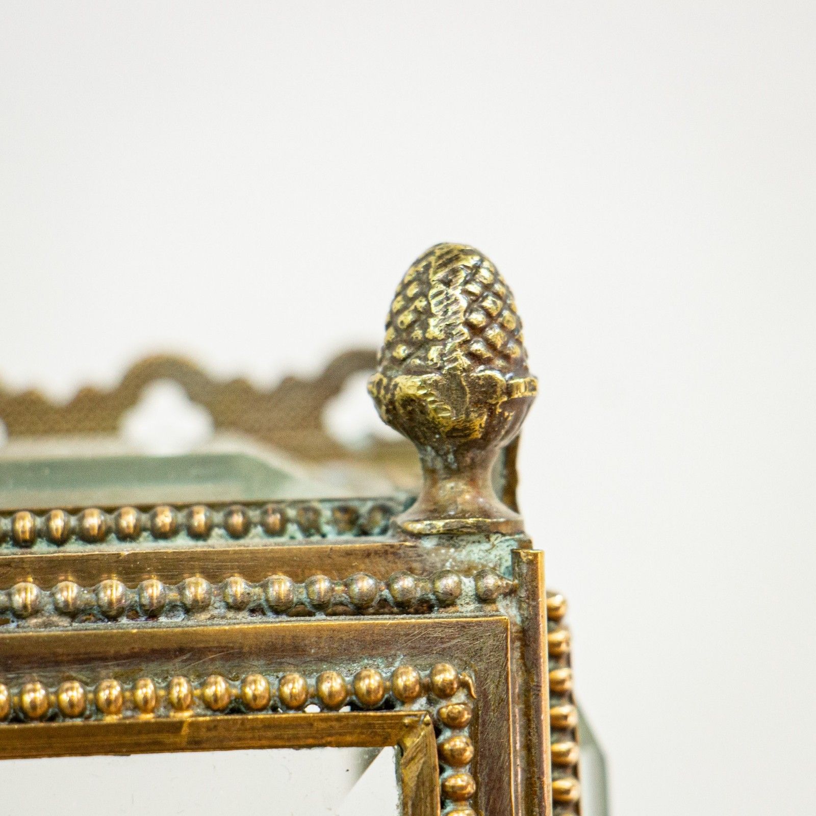 Fine Quality French 19th Century Glass Showcase Casket photo vintage