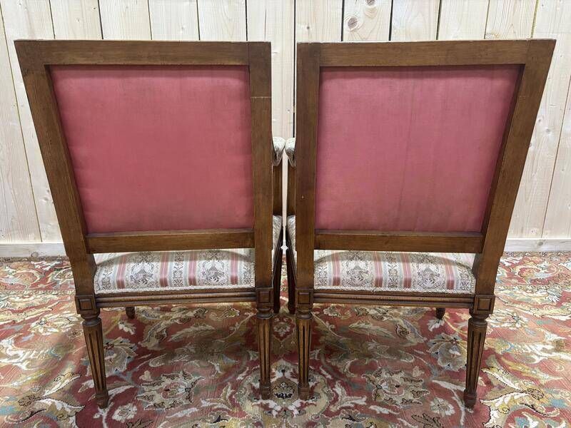 Pair Of Louis XVI Style Armchairs photo Furniture
