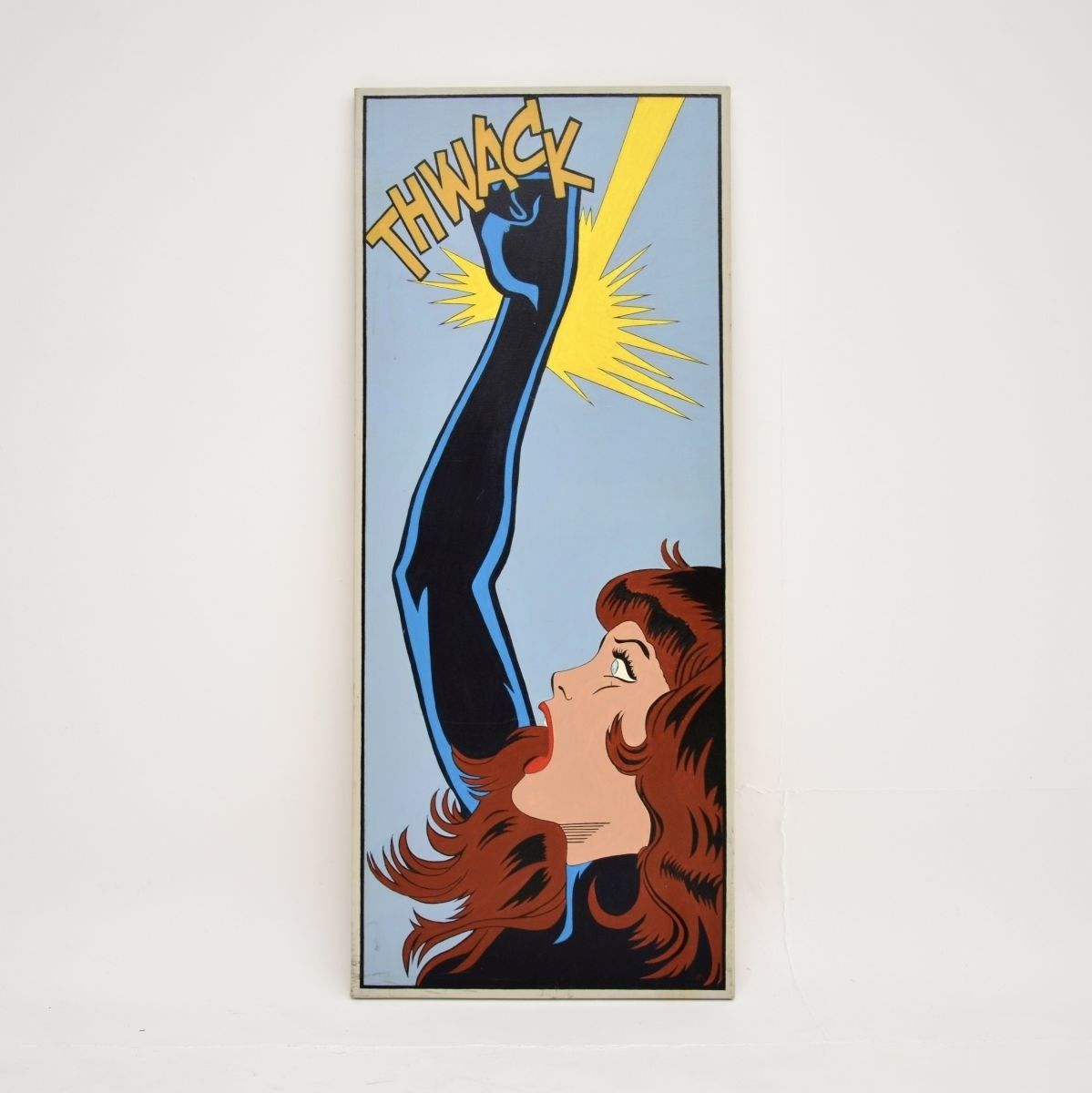 Vintage Comic Strip Oil Paintings Of The Black Widow photo furniture