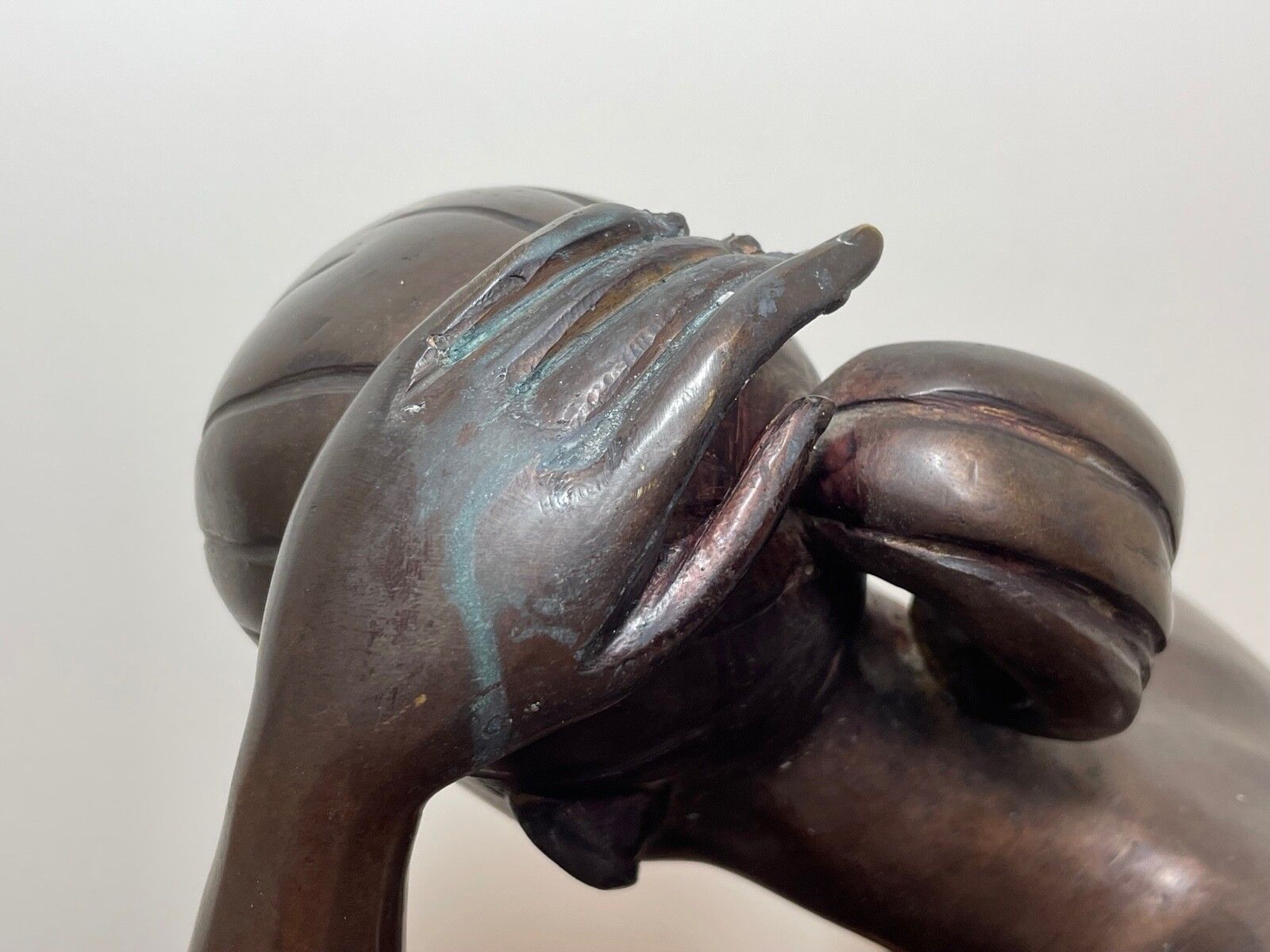 photo for sale Bronze Seated Nude Woman Sculpture — Follower Of Judy (J.A.) Onder