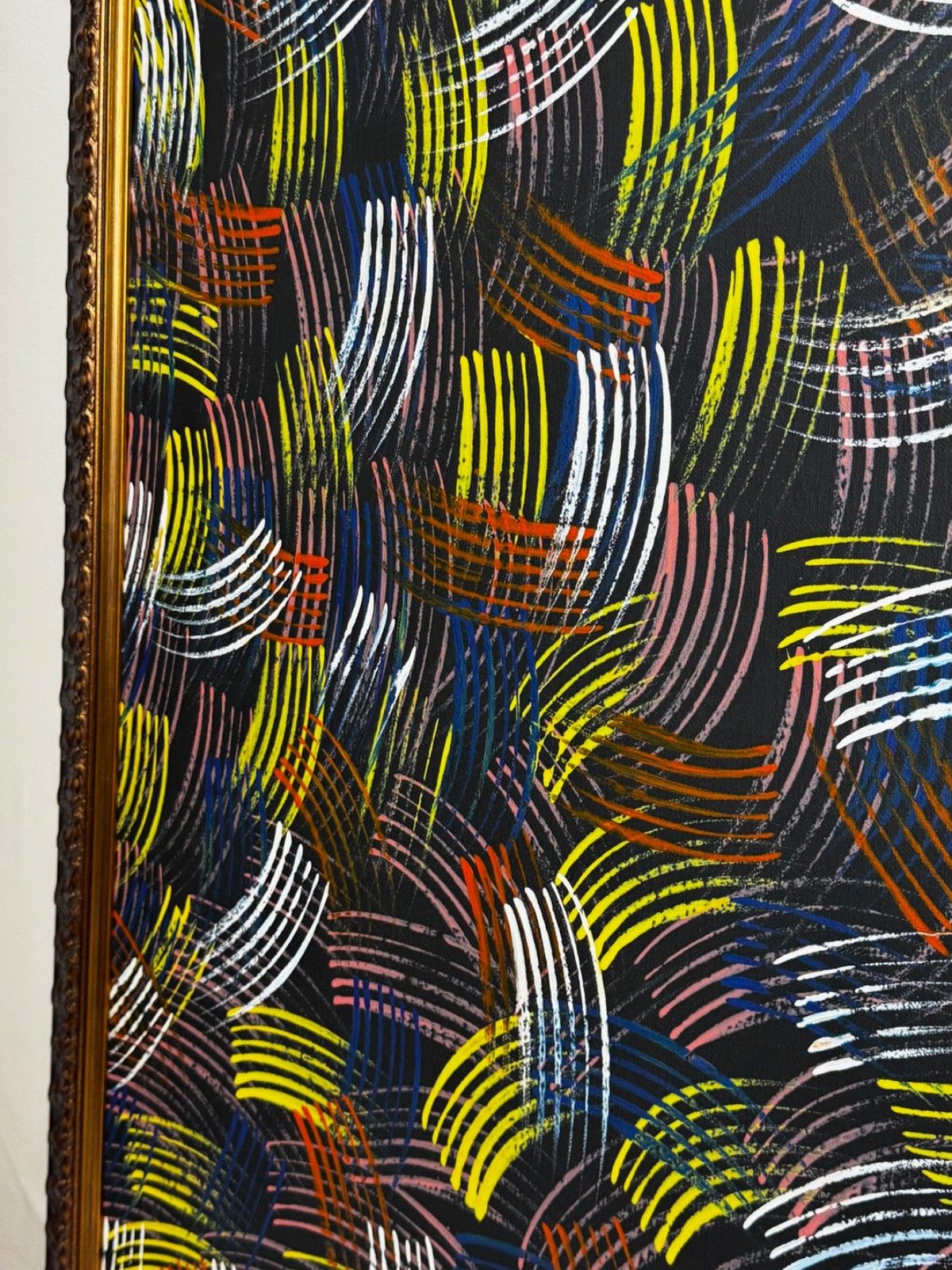 photo for sale Huge Painting 🔥 Fire Dreaming By Jean Hudson Nampijinpa C2005
