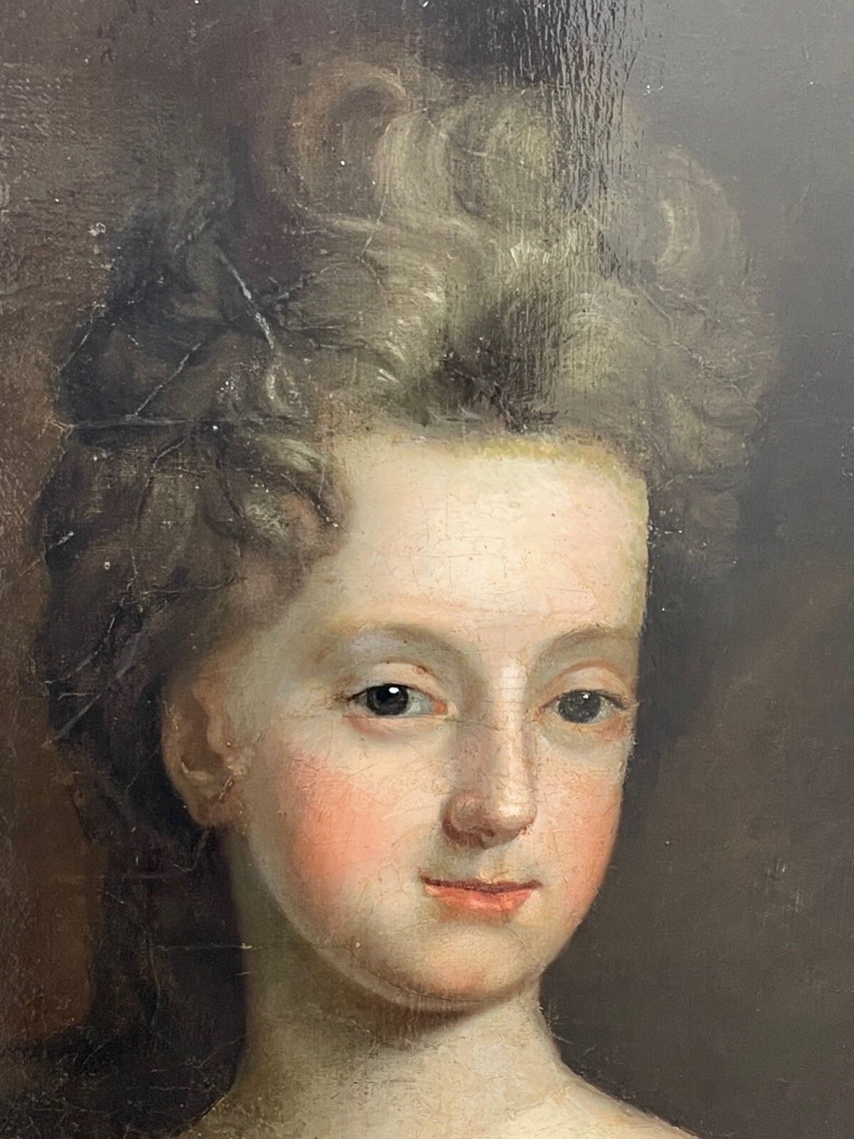Groot 17e-eeuws olieverfportret Elizabeth Countess Of Westmorland Circle Of Godfrey Kneller photo for sale