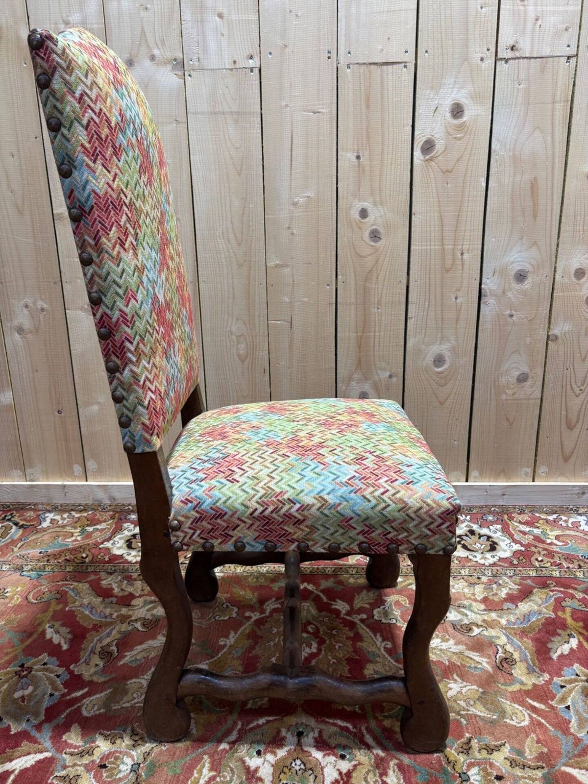 Set Of 9 Louis XIII Style Chairs photo vintage