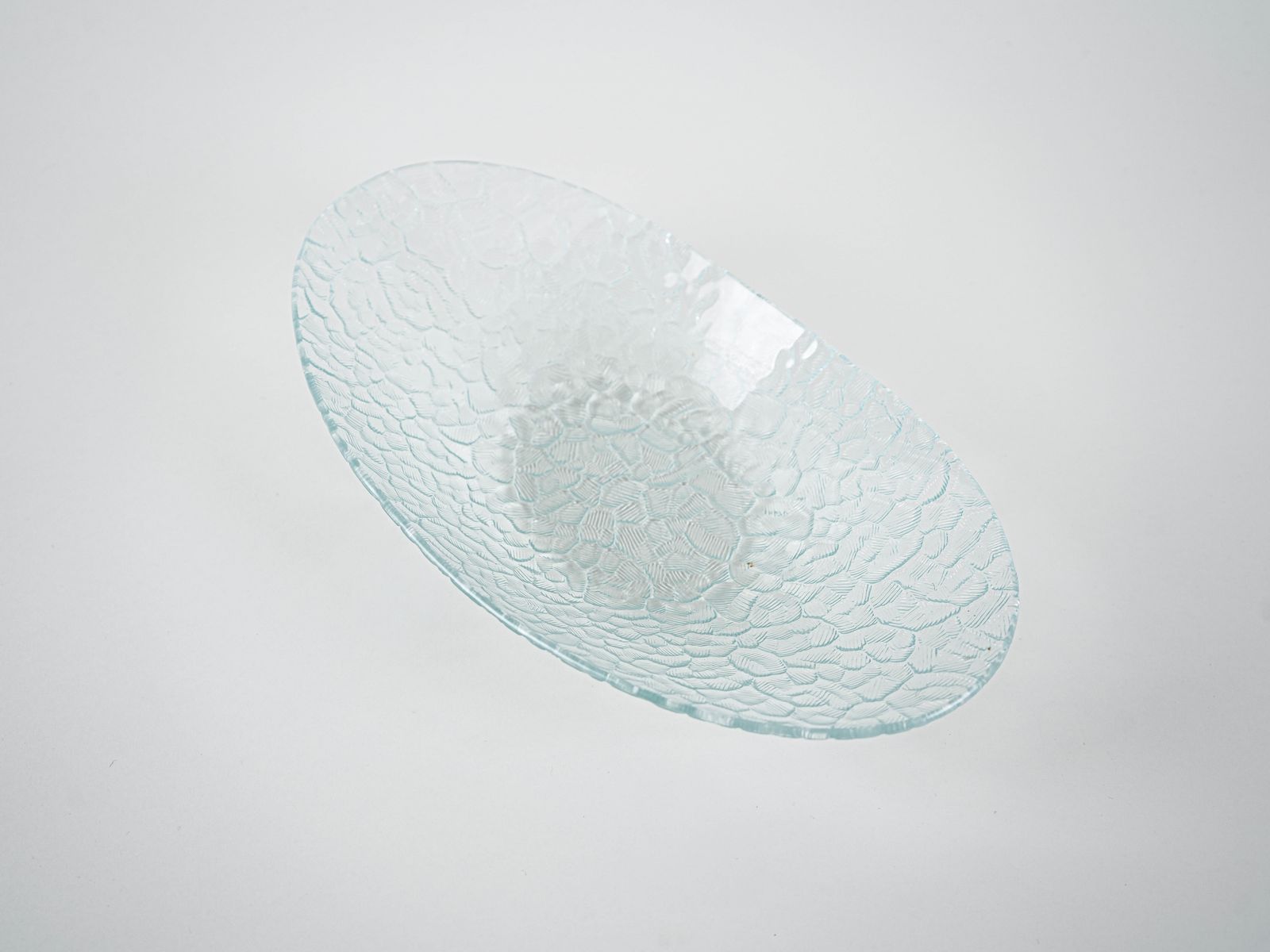 Glazen serveerschaal, Deens design, jaren 1970, gemaakt in Denemarken photo buy
