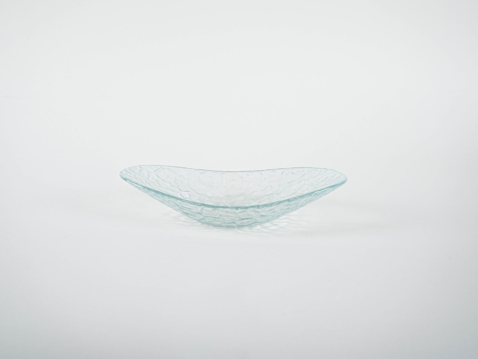Glass Serving Dish, Danish Design, 1970s, Made In Denmark photo for sale