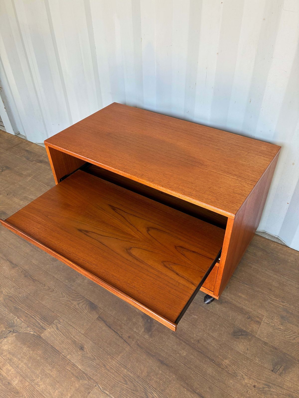 G Plan Teak Tv Unit / Media Cabinet On Castors Mid Century Vintage Retro Storage photo vintage