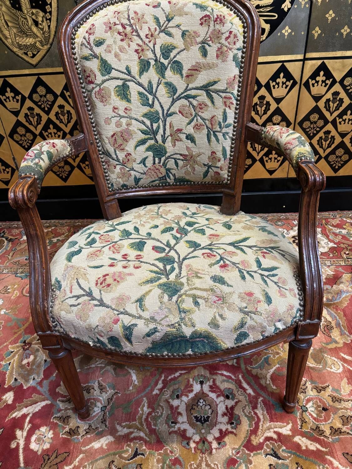 Louis XVI Period Armchair., Mid 20th Century photo for sale