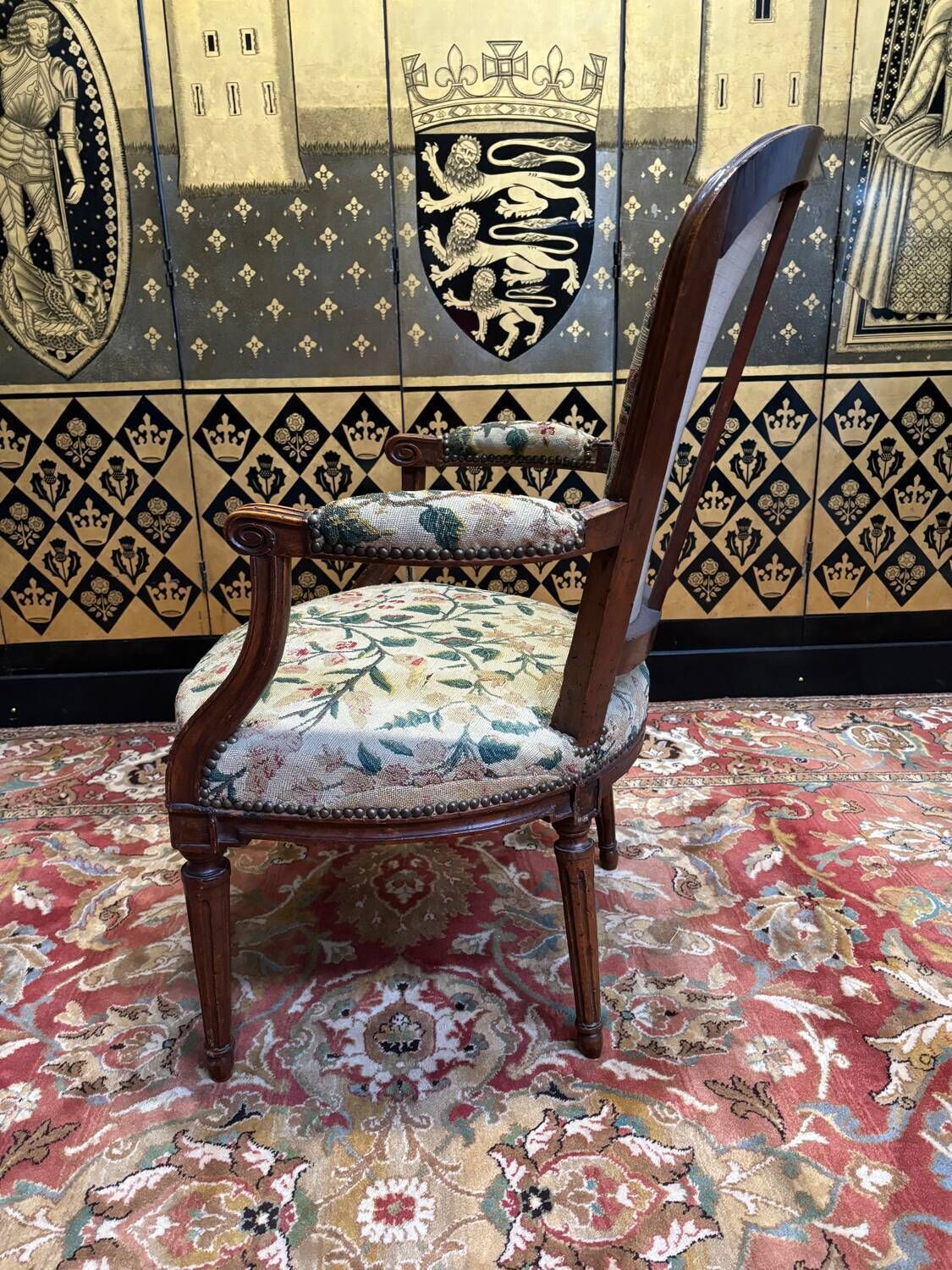 Louis XVI Period Armchair., Mid 20th Century photo vintage