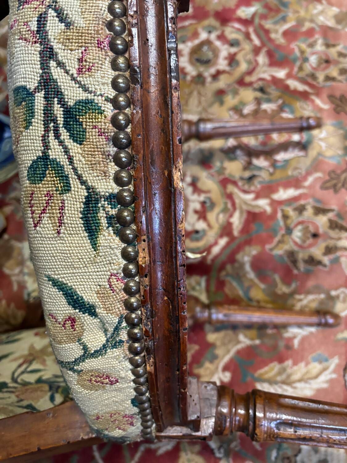 photo furniture Louis XVI Period Armchair., Mid 20th Century