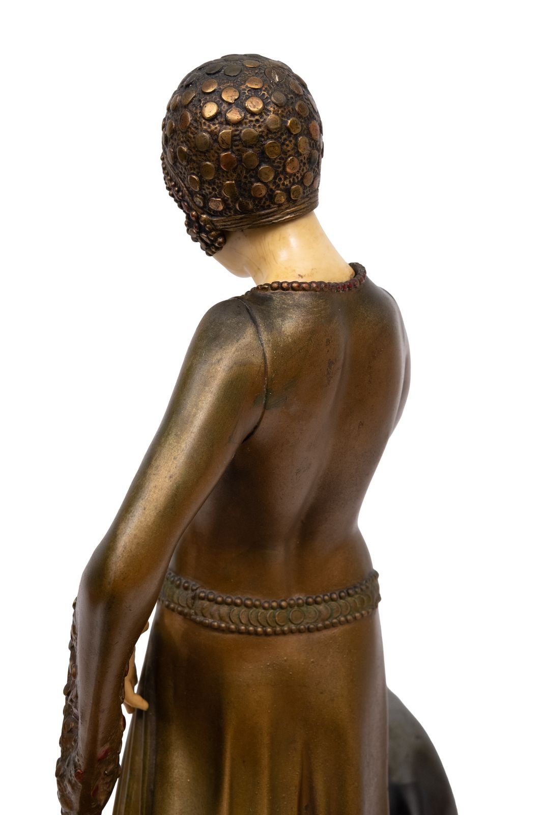Woonaccessoires Groot indrukwekkend art deco beeld, "The Guardian" van Georges Gori, jaren 1920, Frankrijk photo