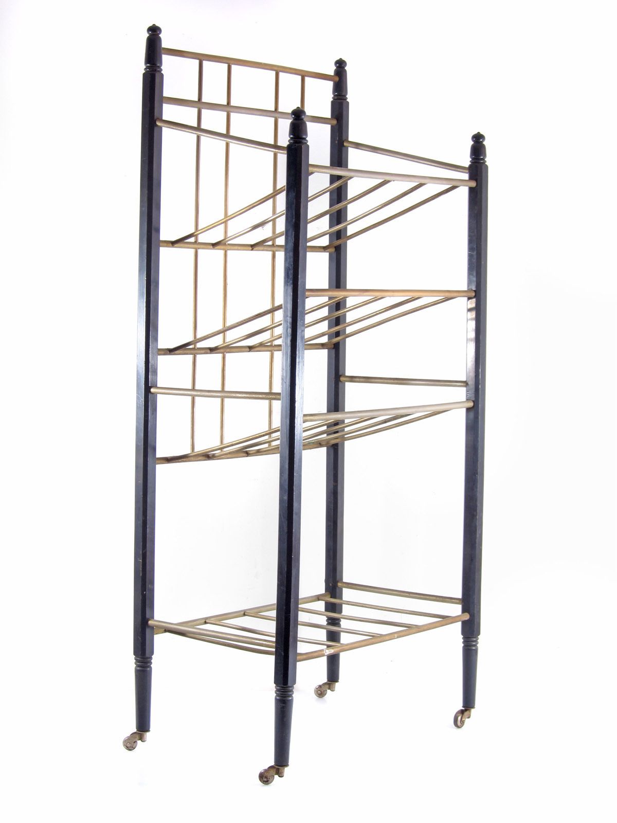 Antique Ernst Rockhausen Tall Handy Magazine Holder Art Nouveau