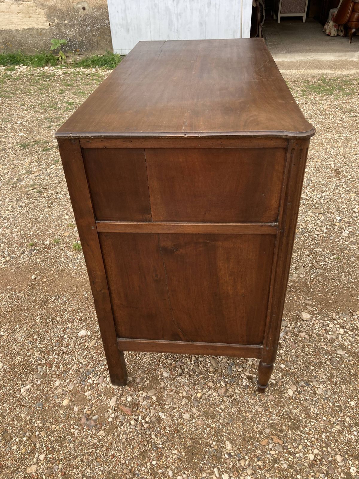 Louis XVI Chest Of Drawers In Walnut photo 416.0