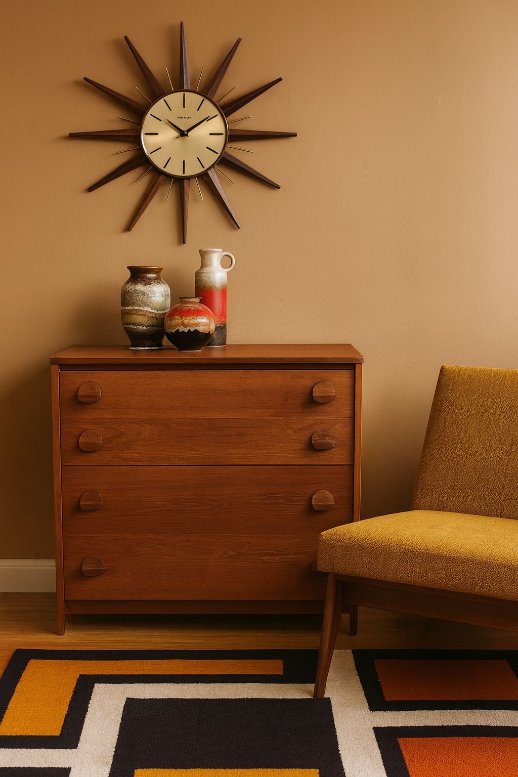 Mid Century Four Drawer Chest Of Drawers By John & Silvia Reid For Stag