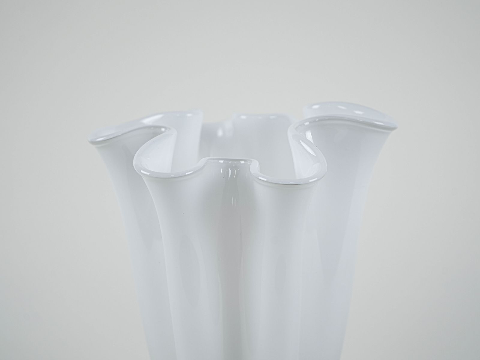 Vase en verre, design danois, années 1970, fabriqué au Danemark photo 259.0