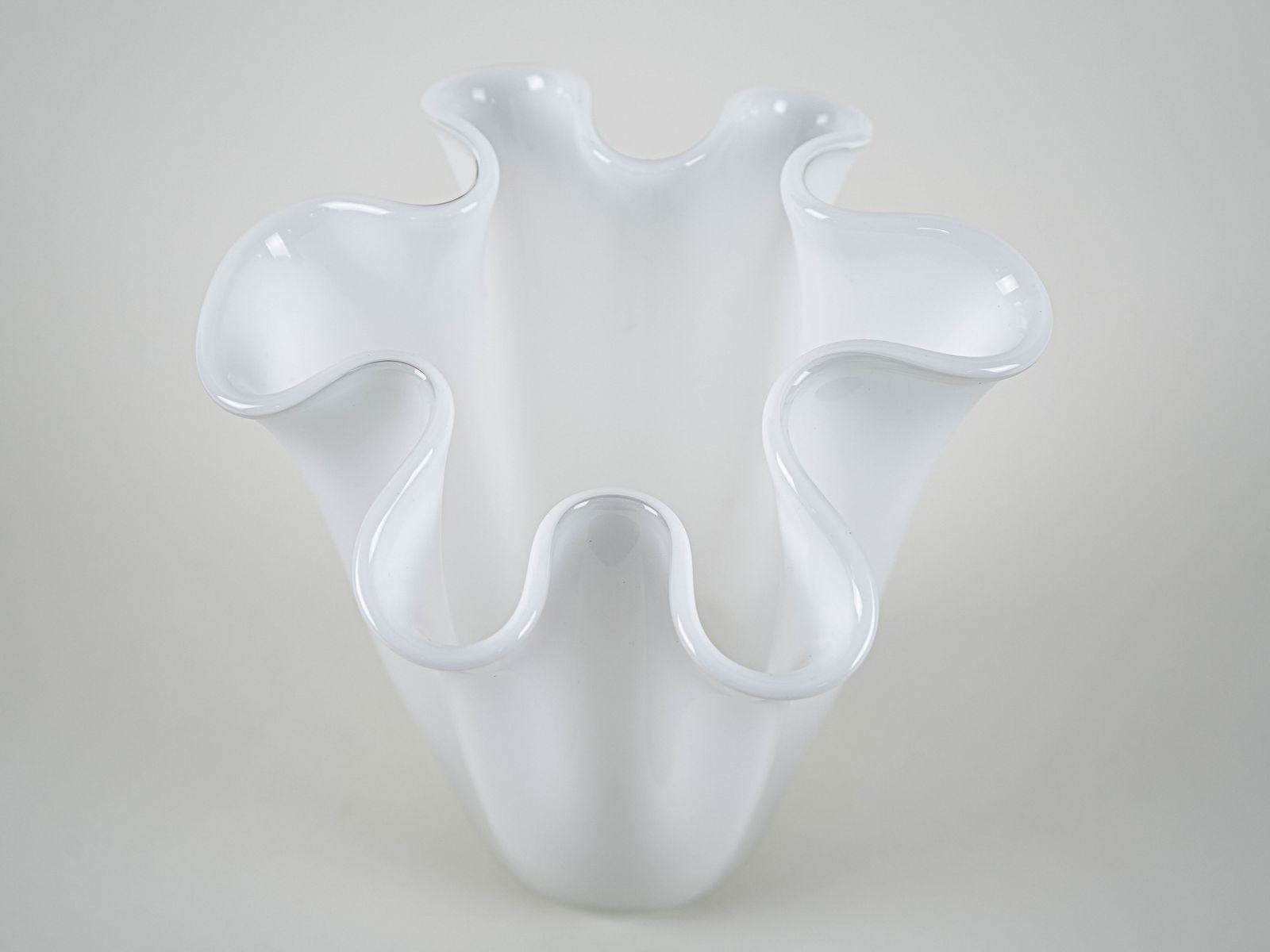 Vase en verre, design danois, années 1970, fabriqué au Danemark photo vinterior