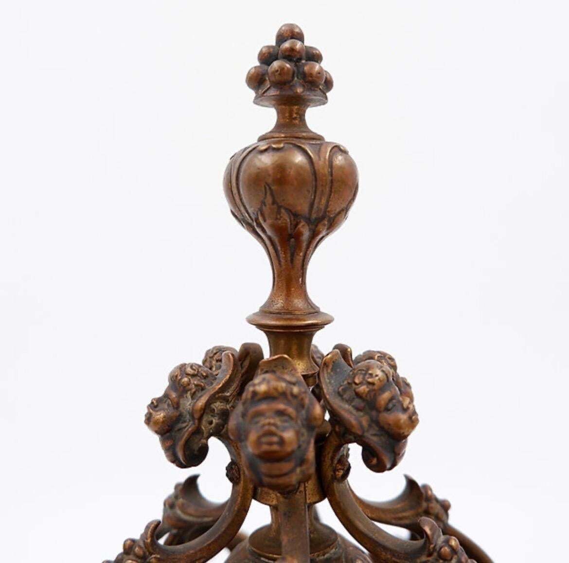 Mid Century Bronze Abstract Sculpture In Belle époque Style, 31.5 Cm photo buy