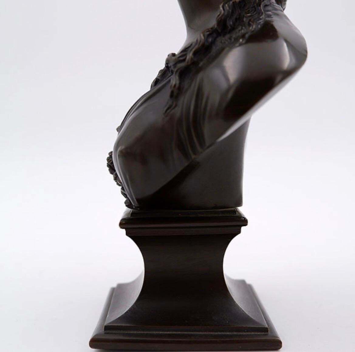 J.C. Marin Bronze "Jeune Femme Couronnée De Fleurs " 19th Century photo buy