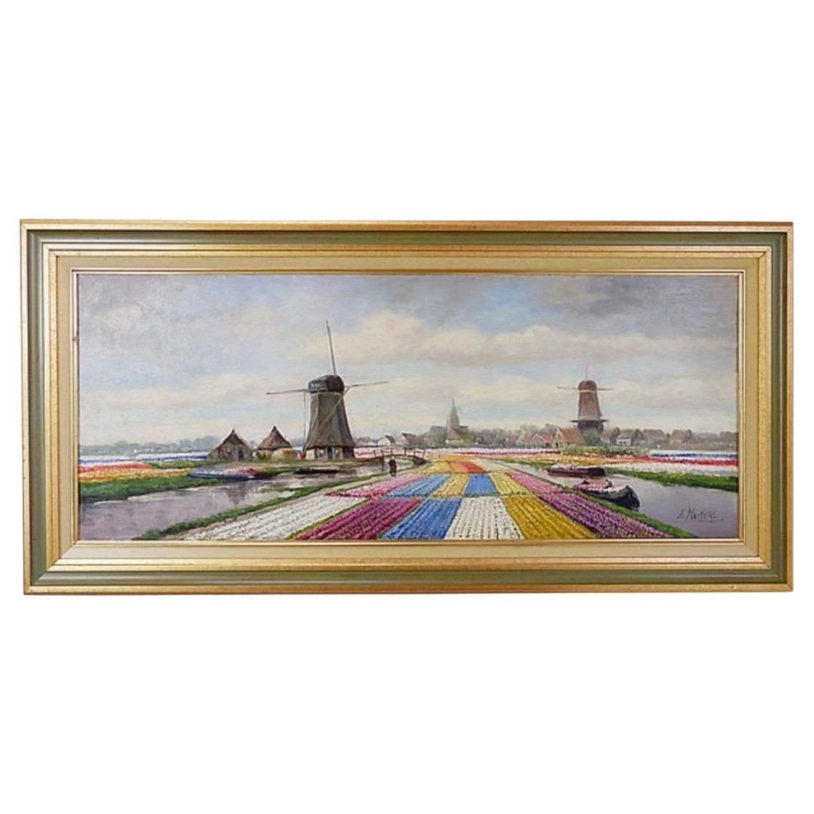 Alfred Martens (Dutch 1888 1936) Oil On Canvas, Signed Lower Left