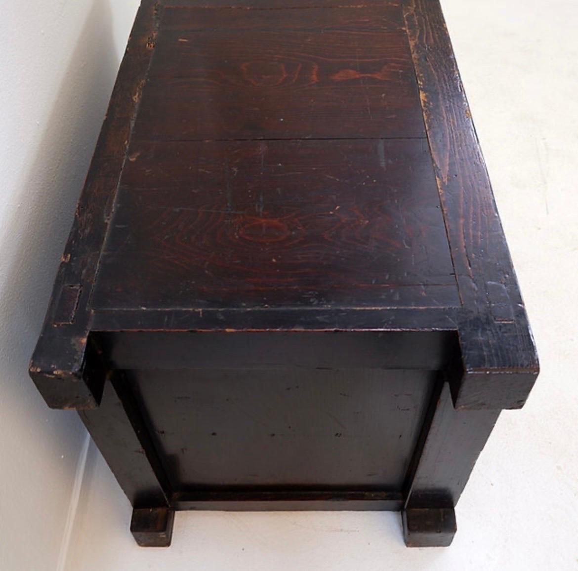 photo furniture Mid 20th Century Japanese Todana Tansu, Softwood, Minimalist Design