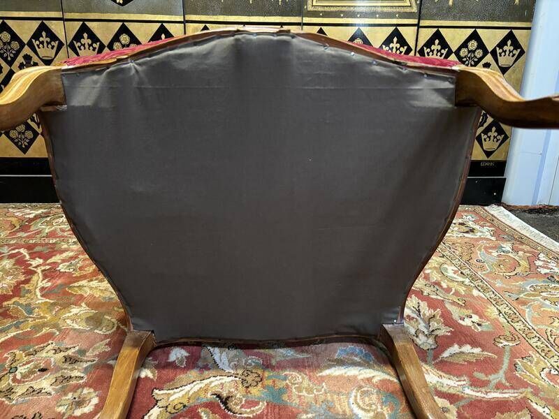 1231.0 Pair Of Louis XV Style Armchairs, 19th Century photo