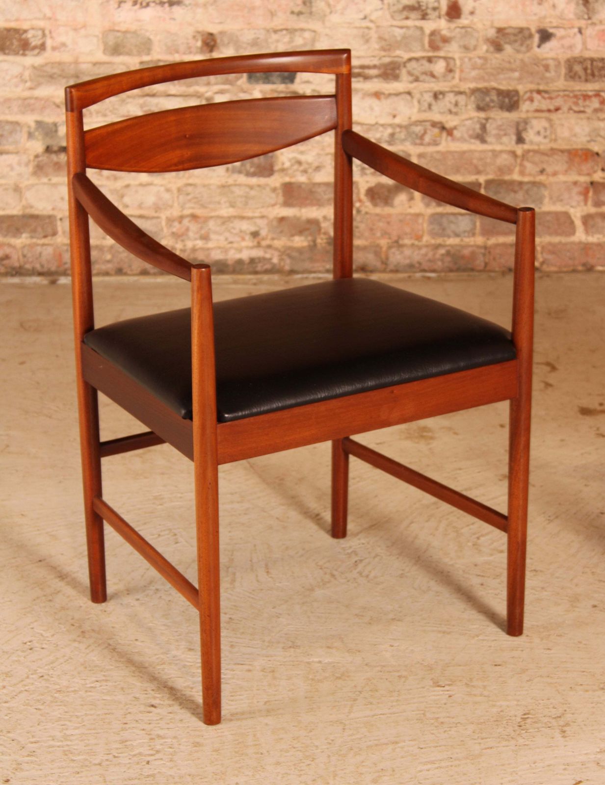 Set Of 6 Mid Century Teak Dining Chairs By McIntosh, Circa 1960s photo for sale