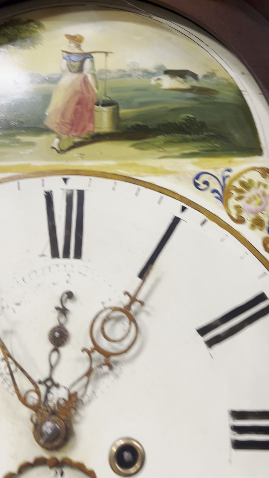 Antique Welsh Victorian Long Case Mahogany Grandfather Clock R Fox Of Pontypool photo furniture