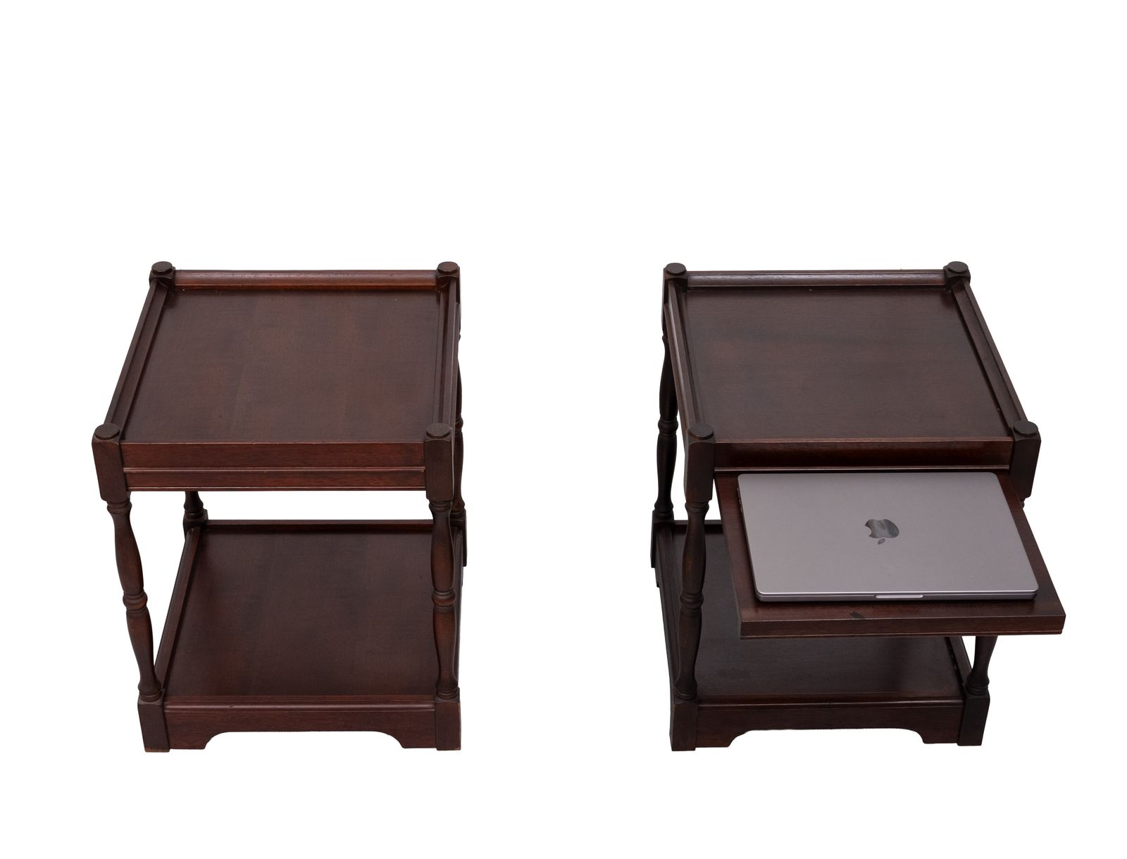 photo for sale Georgian Style Set Mahogany Night Stands Sofa Tables .England