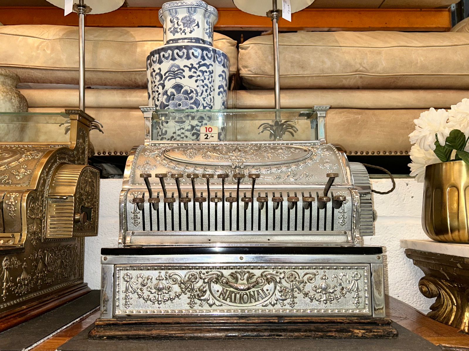Chrome National Cash Register, Dayton Ohio 1913