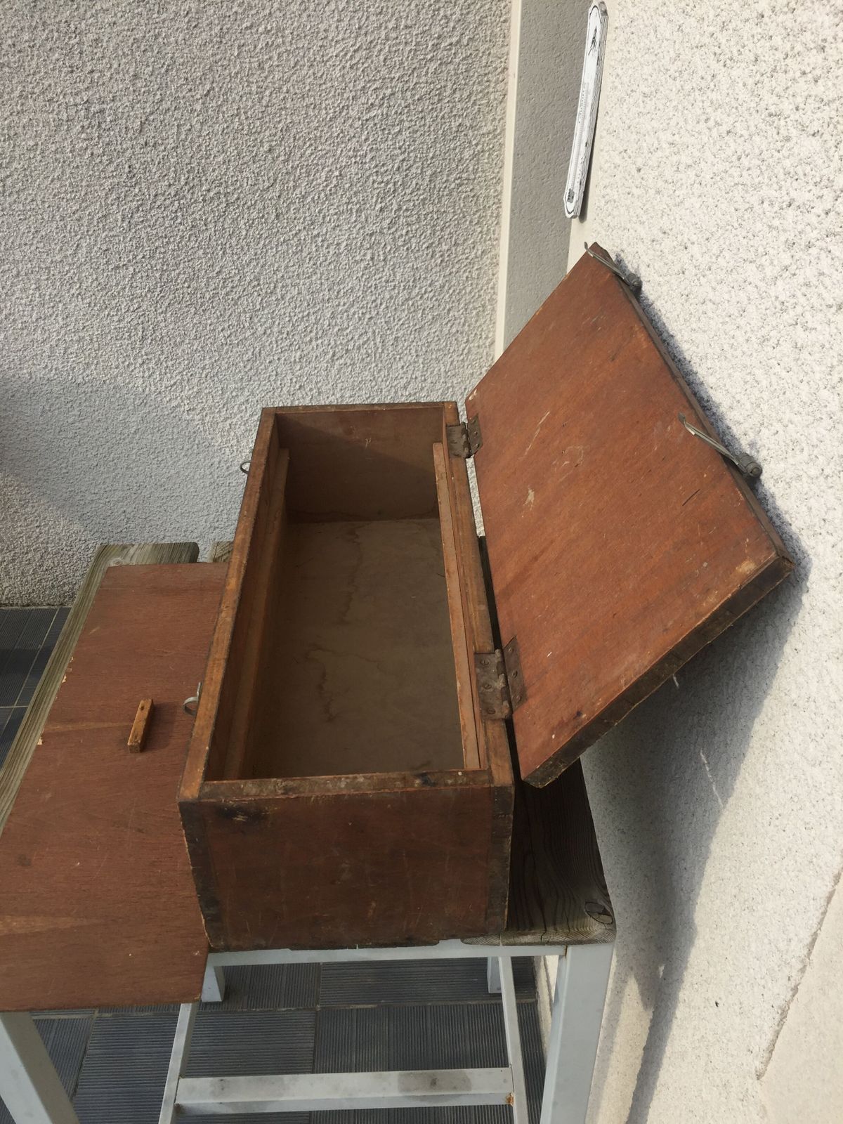 Wooden Storage Box photo vintage