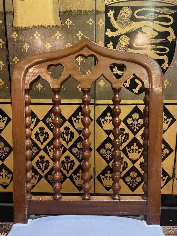 Set Of 6 Restoration Period "Chapelet" Chairs photo for sale