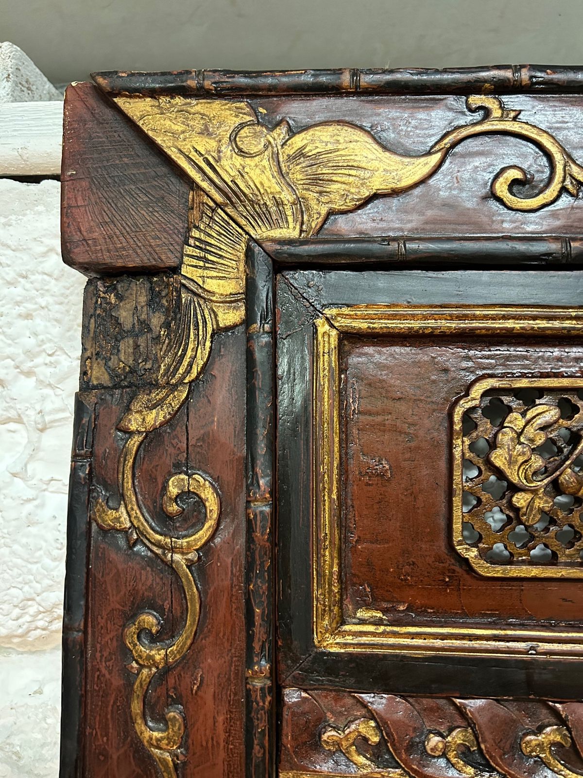Antique Chinese Arch Way Oriental Doorway Altar photo Home Fixtures
